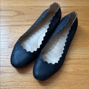 Chloé Scalloped Ballet Flats